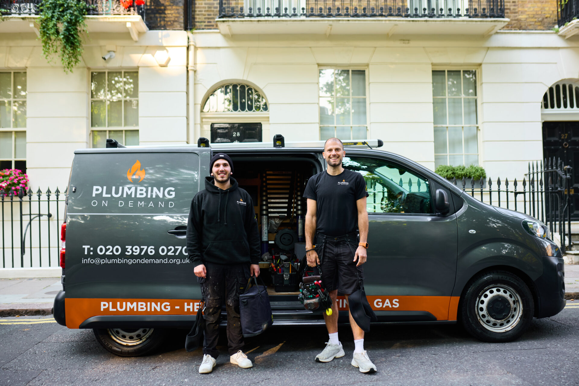 Plumbing on demand team